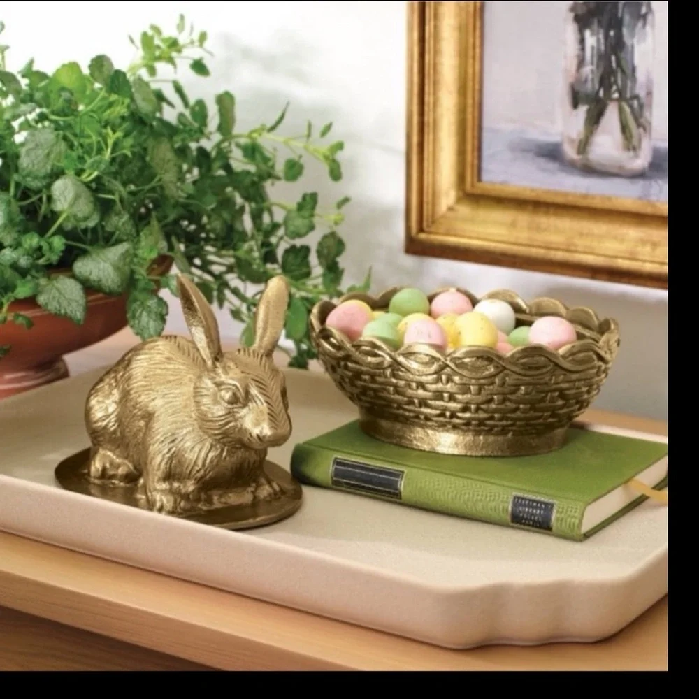 Studio McGee Cast Metal Bunny Candy Dish - Threshold
